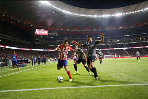 Một góc chụp sân Wanda Metropolitano.